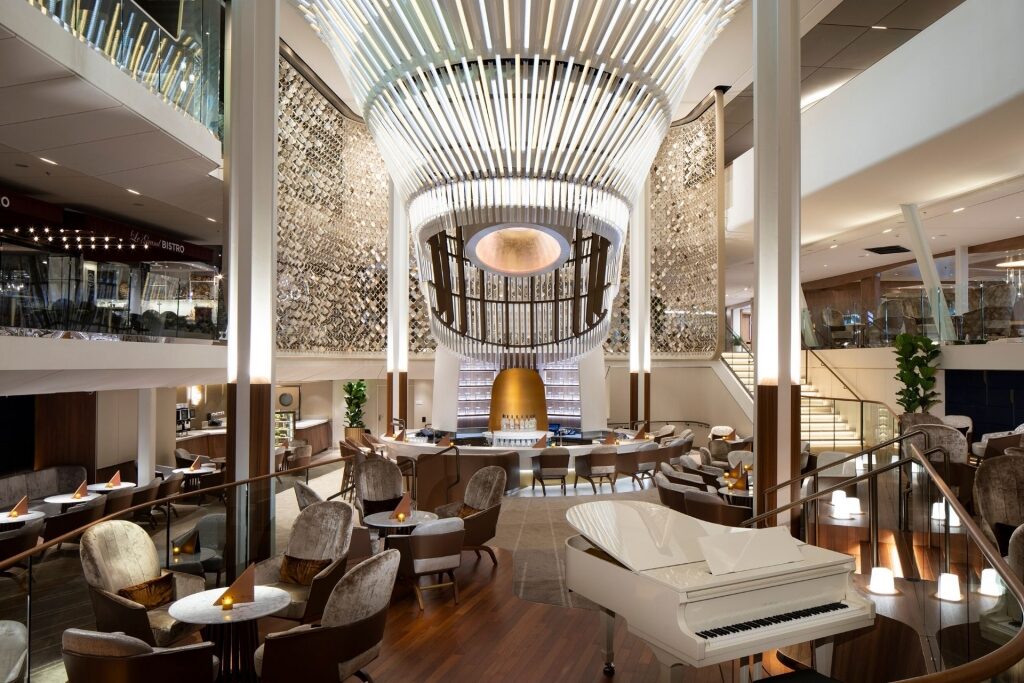 Luxurious interior of Martini Bar and Grand Plaza