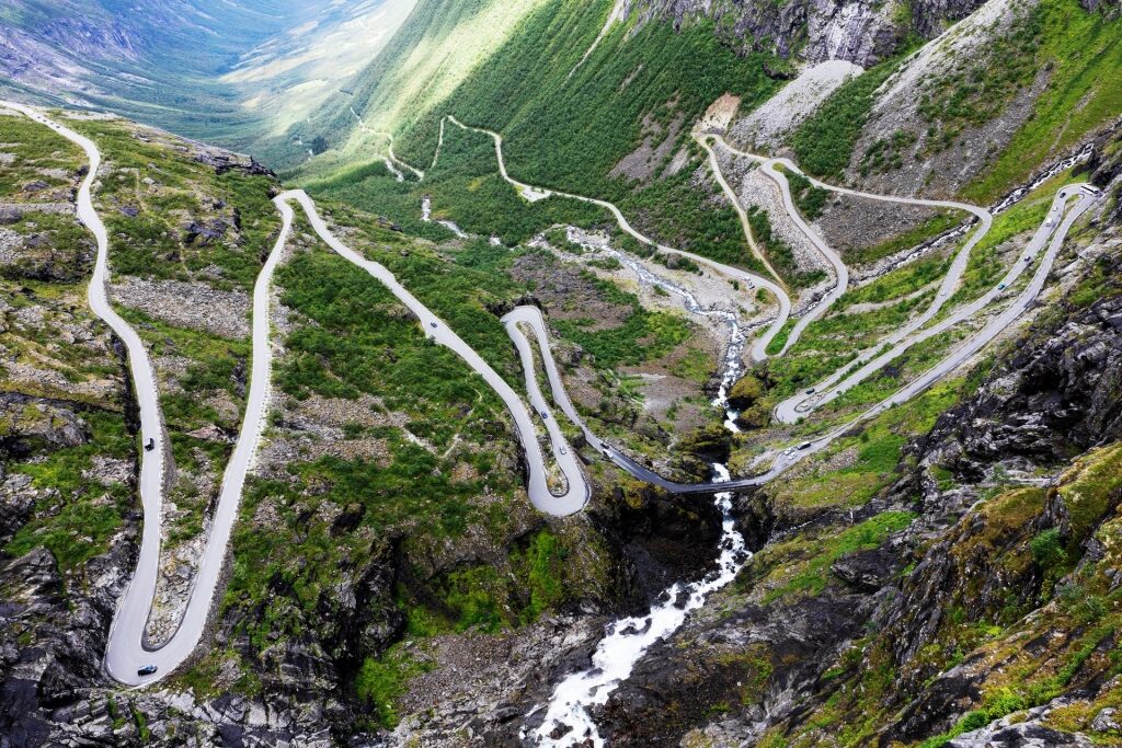 Zigzag roads of Trollstigen