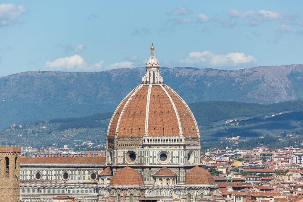 Florence city landscape including Duomo