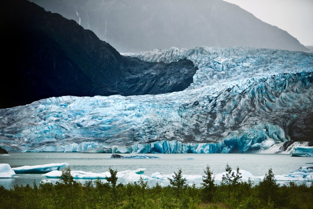 View of Mendenhall Glacier