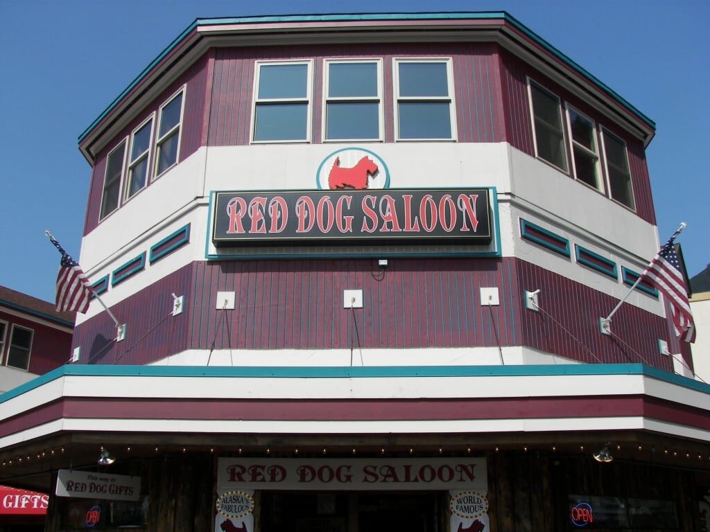 Exterior of Red Dog Saloon