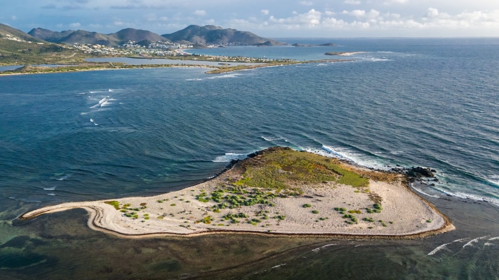 Aerial view of Orient Bay