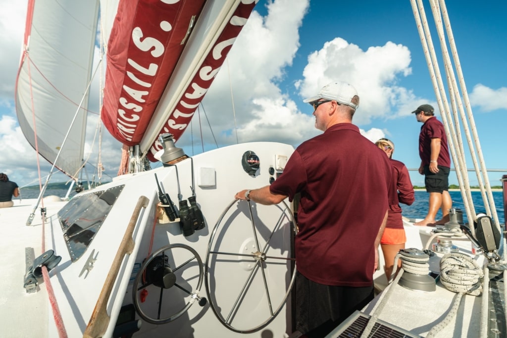 People sailing in St. Croix