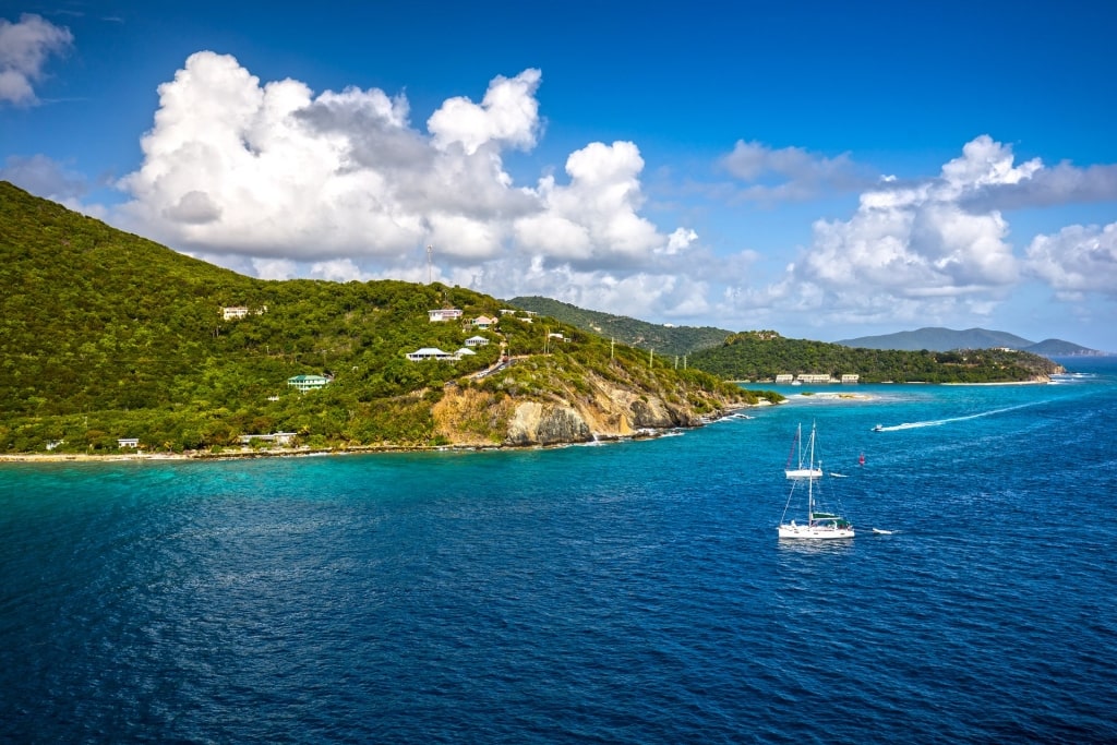 View of Road Town in Tortola