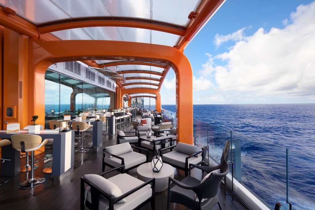 View of Magic Carpet on Celebrity Cruises