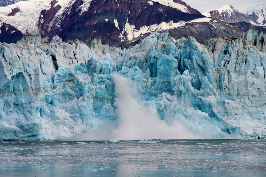 Calving of Hubbard Glacier