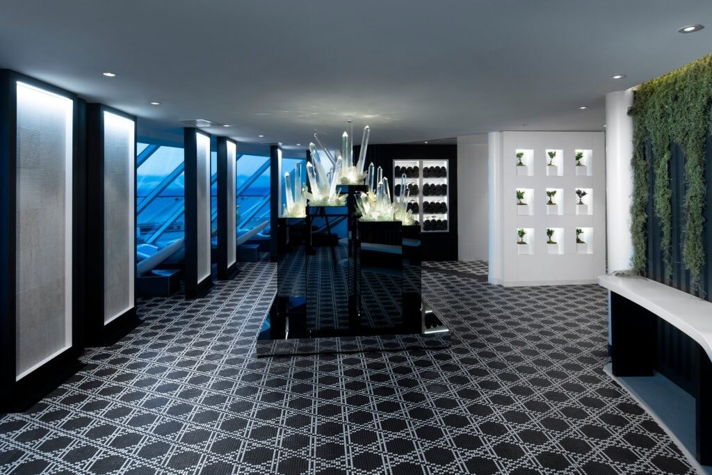 Elegant and modern interior of SEA Thermal Suite spa