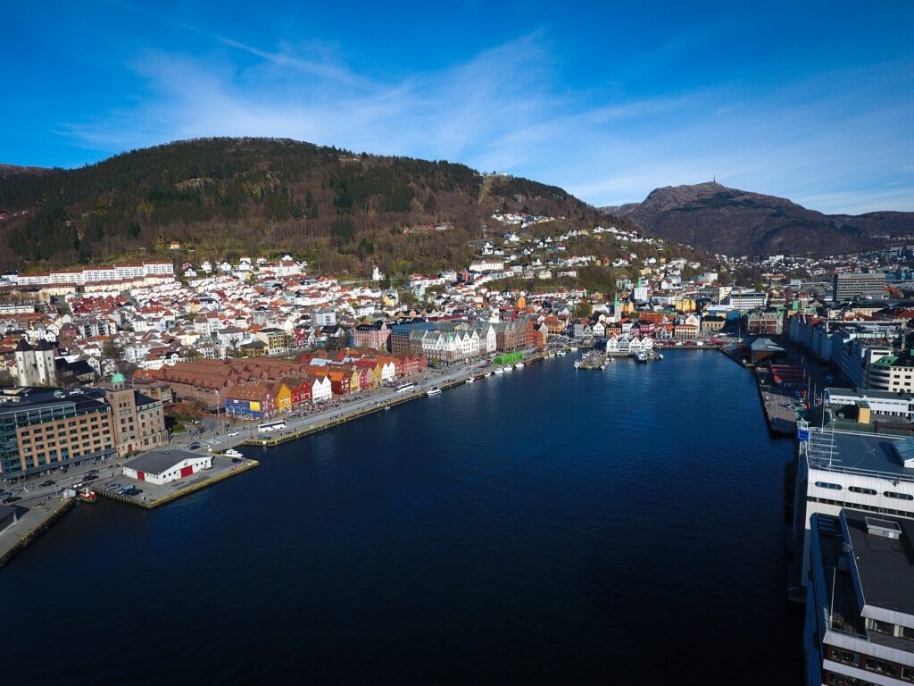 Bergen, Norway, one of the best European honeymoon destinations