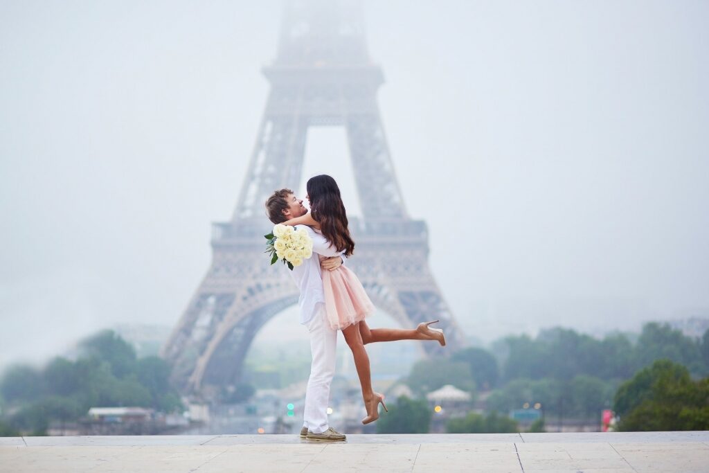 Paris, one of the best European honeymoon destinations