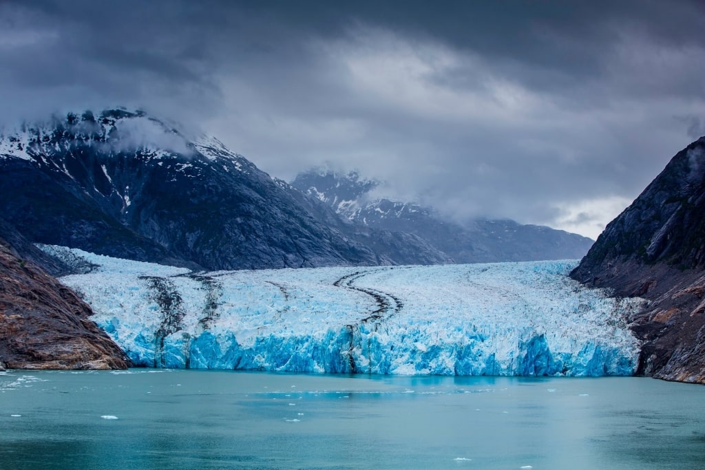 Beautiful landscape of Dawes Glacier