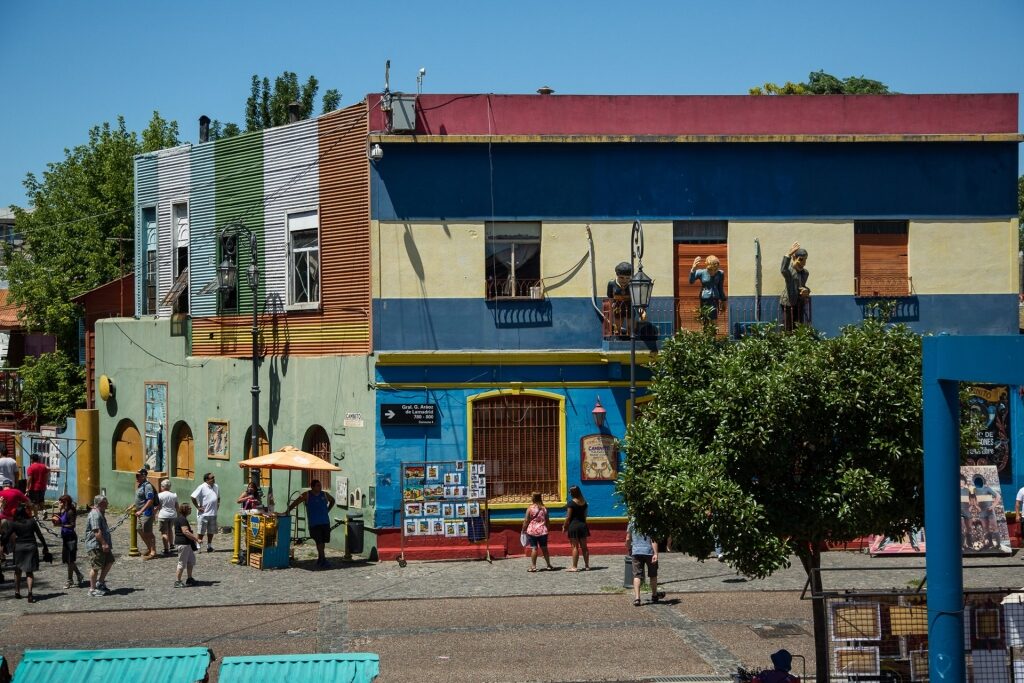 Colorful houses in Buenos Aires