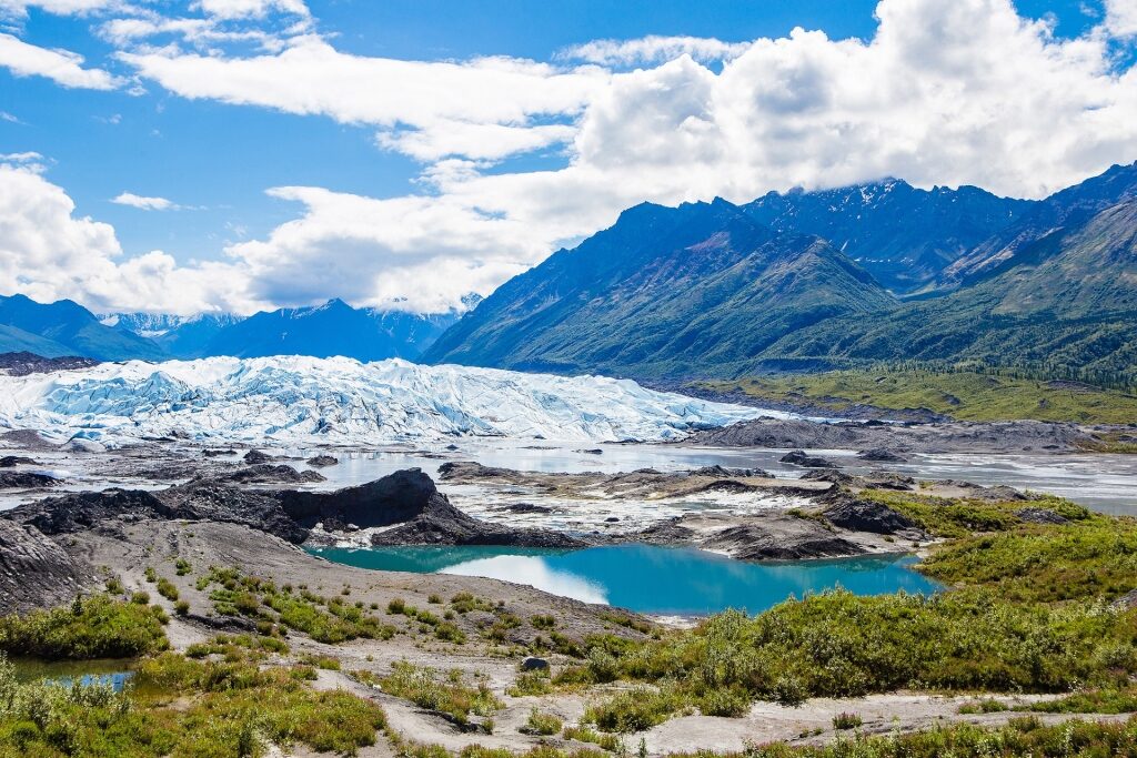 Beautiful landscape of Matanuska Glacier