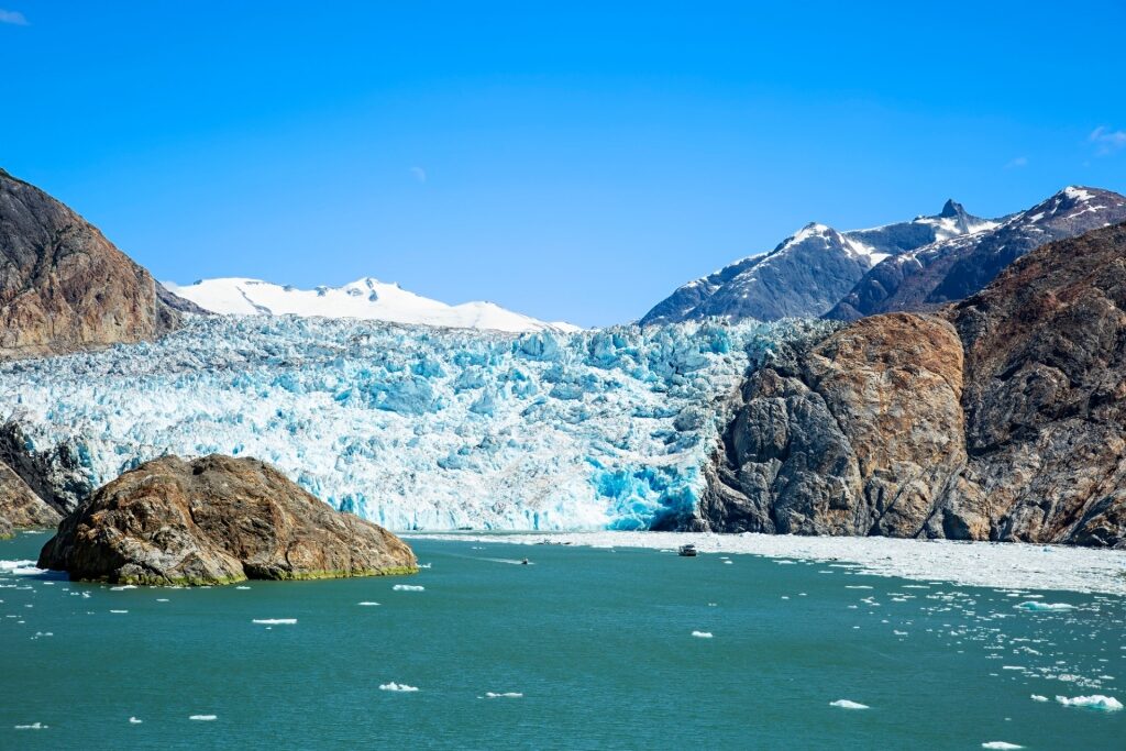South Sawyer Glacier, Tracy Arm Fjord, one of the best glaciers in Alaska