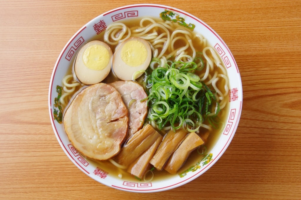 A bowl of Shoyu Ramen