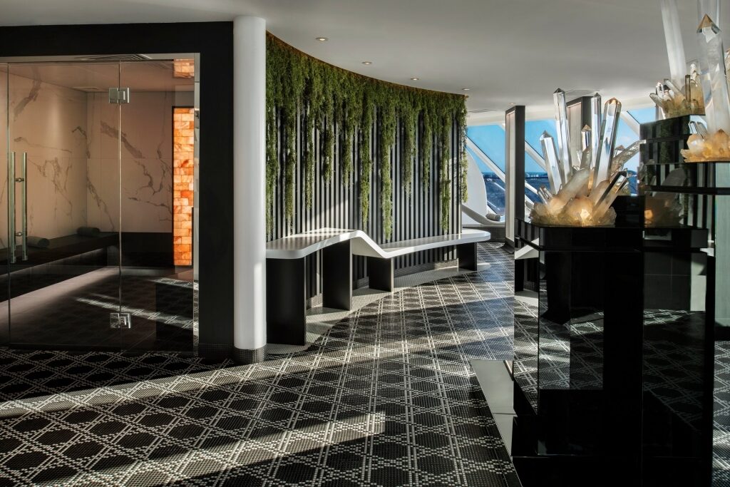 Elegant and modern interior of SEA Thermal Suite spa