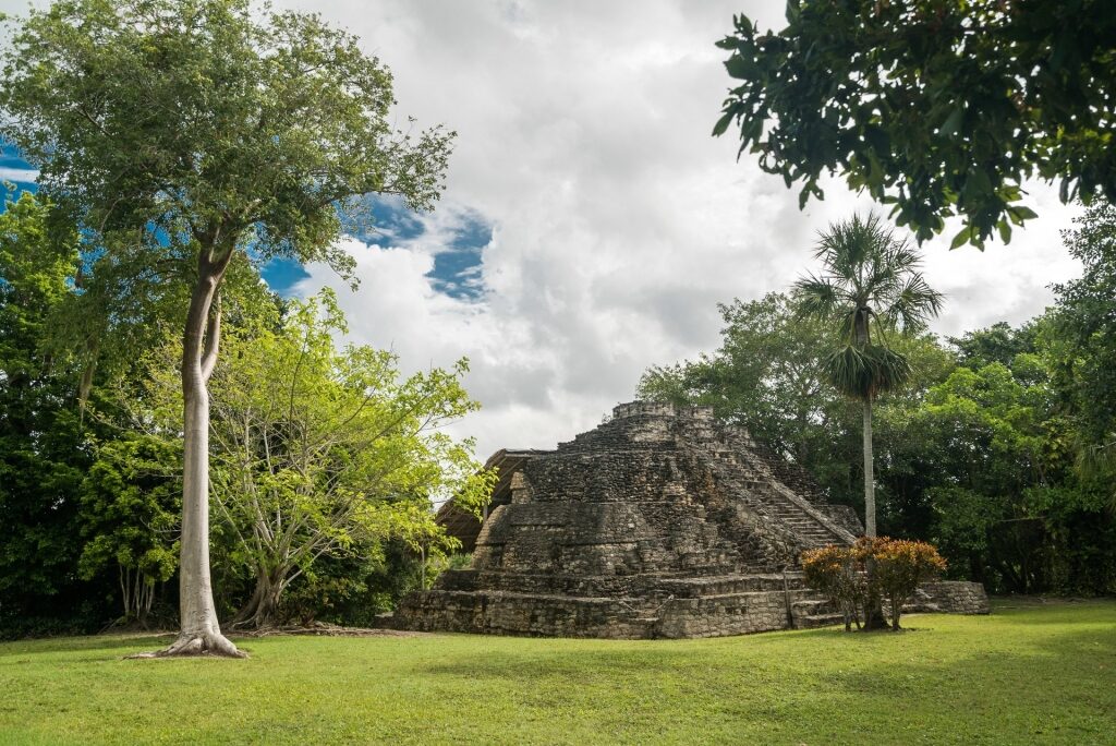 Historic Mayan ruins in Costa Maya