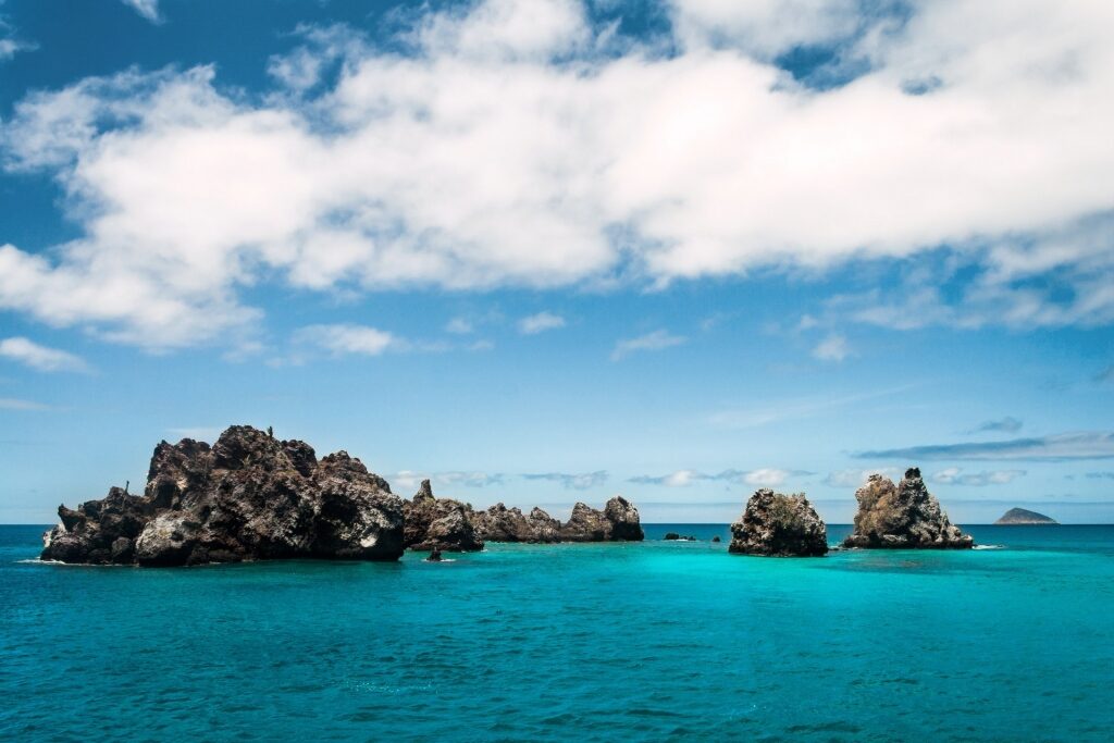Unique rock formation in Galapagos