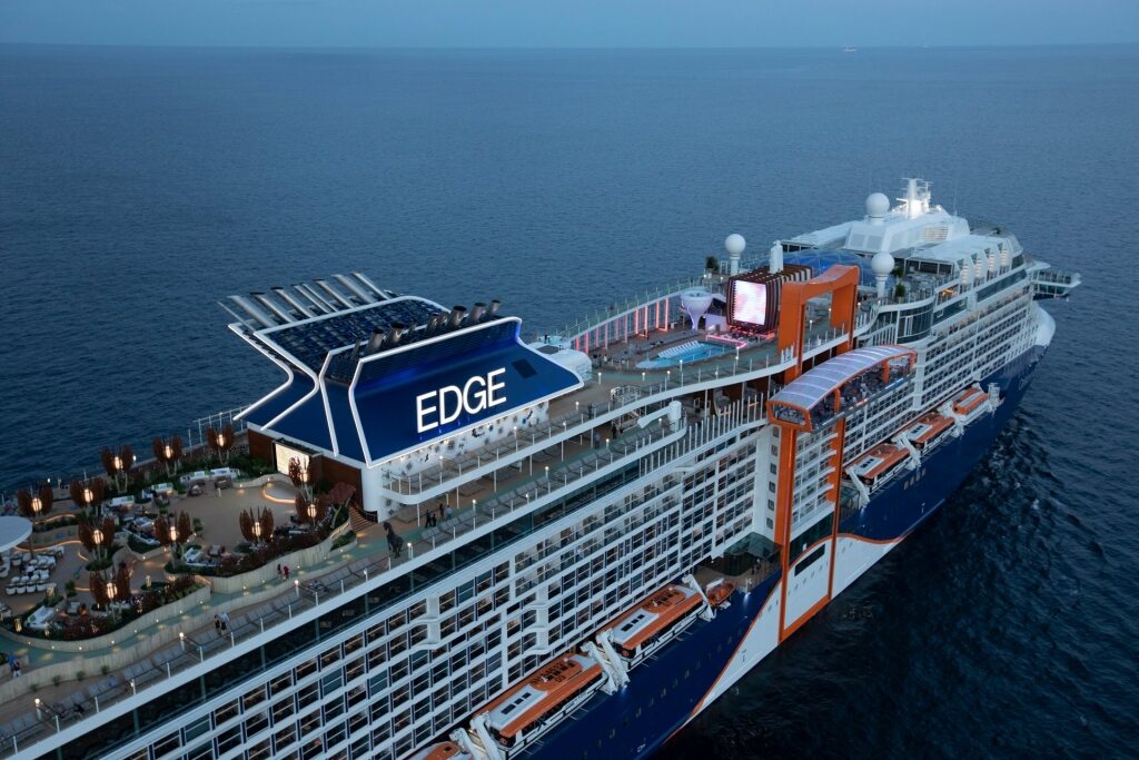 Celebrity Edge ship exterior