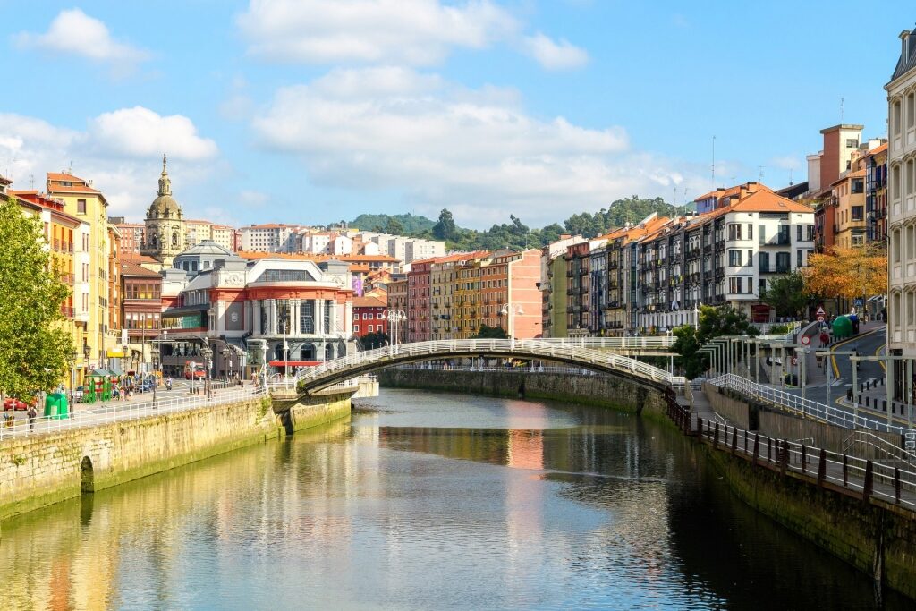 Quaint view of Bilbao, Spain