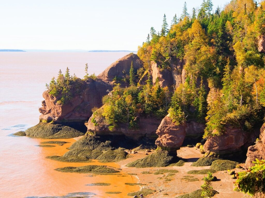 Rock formations of Bay of Fundy