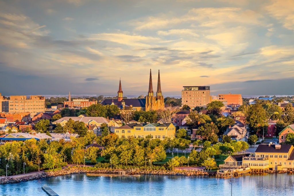 Scenic landscape of Charlottetown