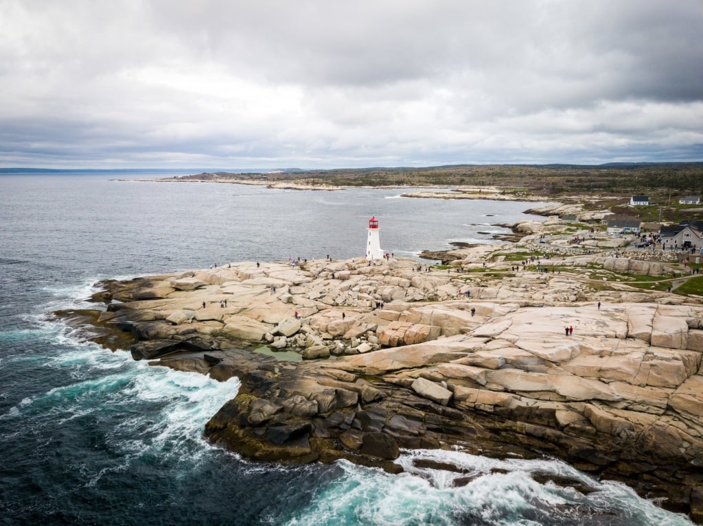 Picturesque seascape in Halifax, Nova Scotia