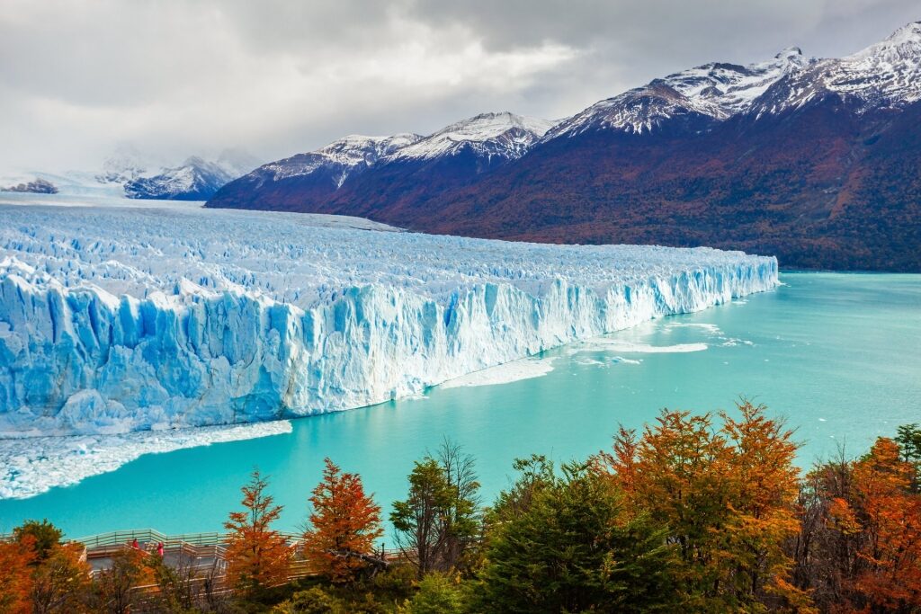 Perito Moreno glacier in South America