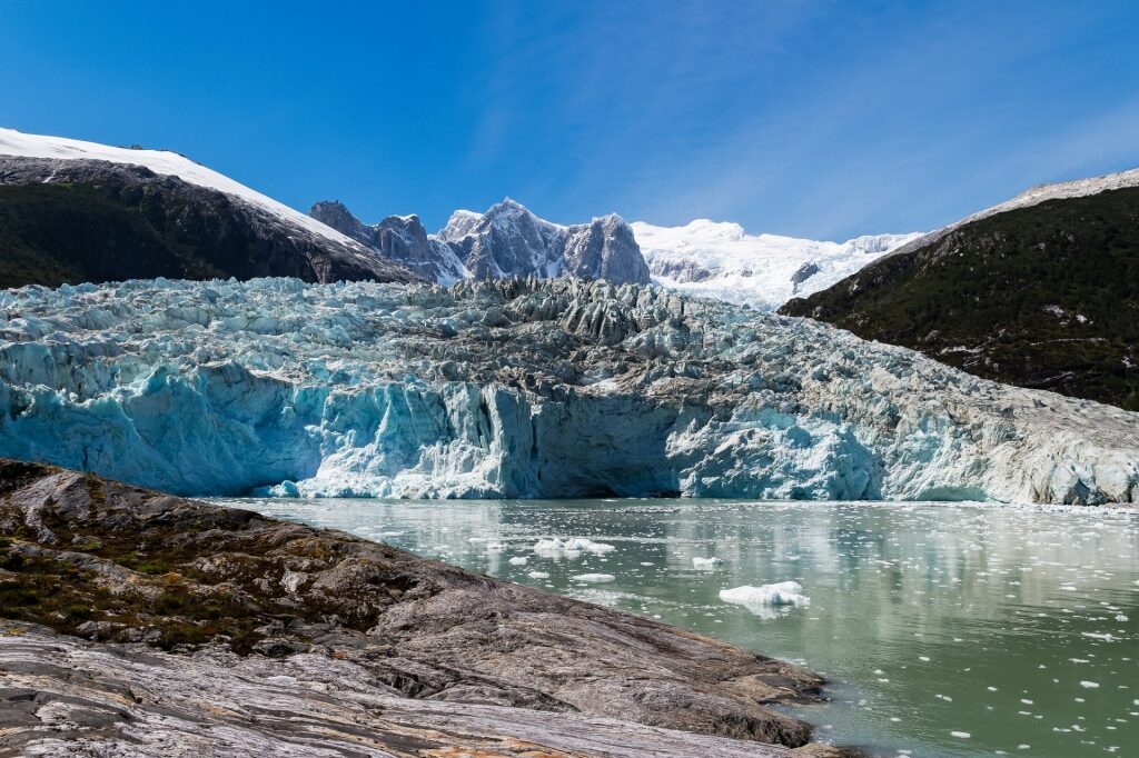 Massive Pia Glacier in Patagonia