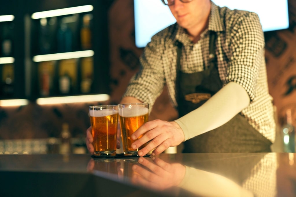 Drinks at the Craft Social aboard Celebrity Cruises