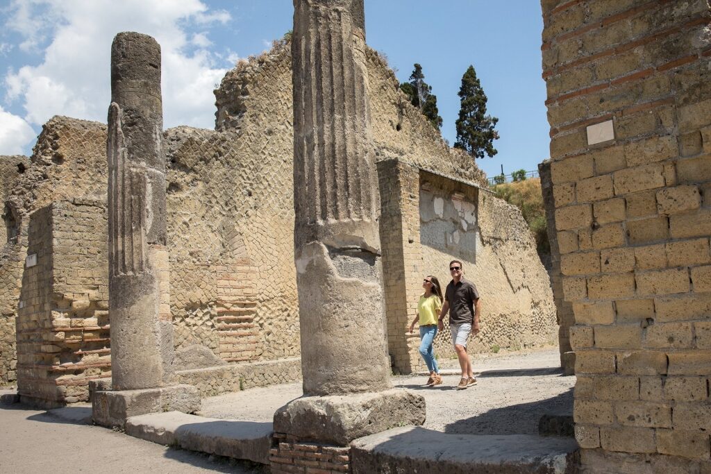 Historical ruins of Herculaneum