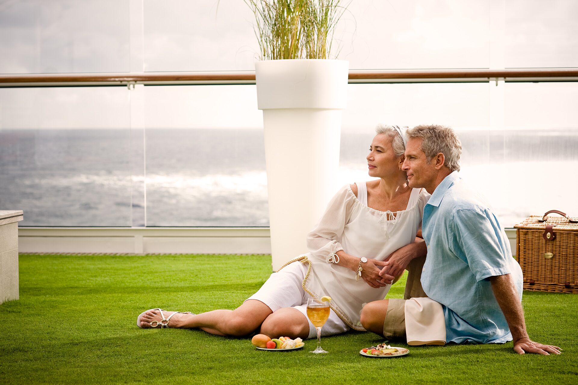senior citizen living on cruise ship