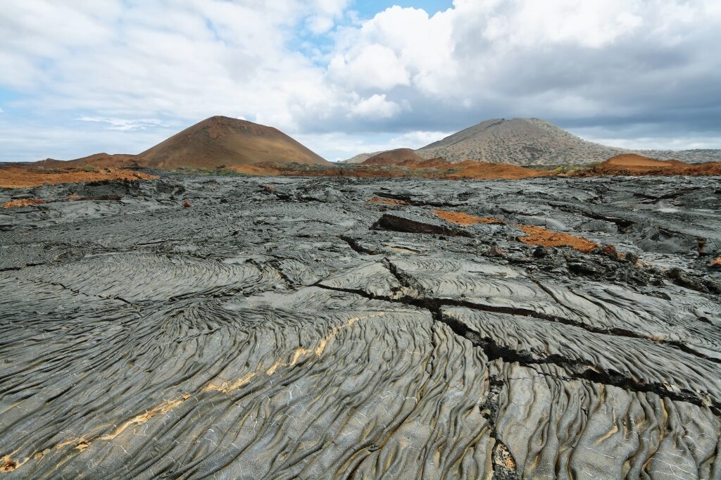 volcanic landscapes of Santiago Island