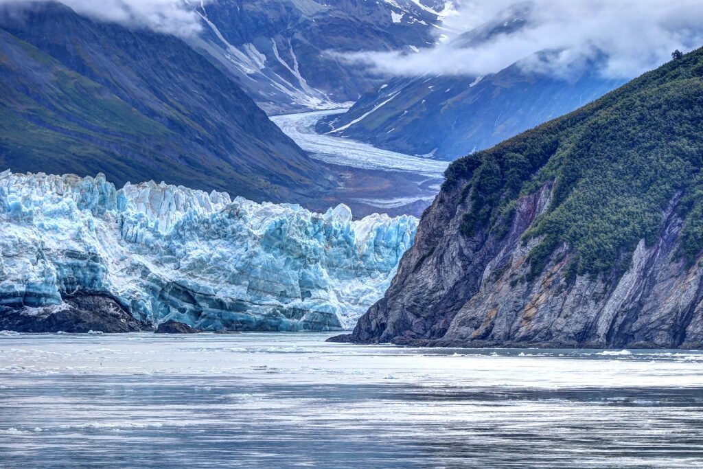 Beautiful Hubbard Glacier in Alaska