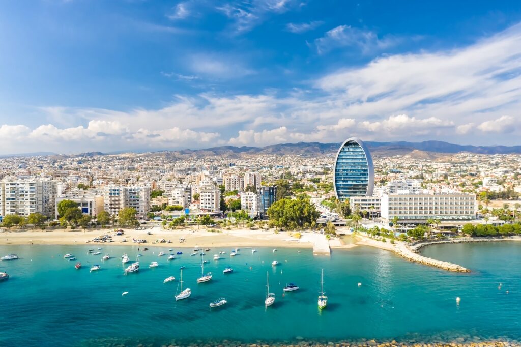 Beautiful waterfront of Limassol, Cyprus