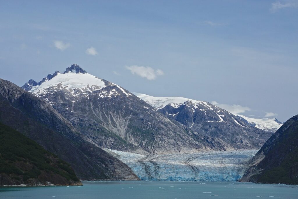 Beautiful landscape view of Endicott Arm, Alaska