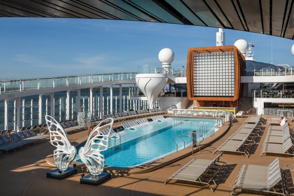 Celebrity Edge massive ondeck pool 