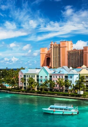 Beautiful landscape of Nassau, Bahamas