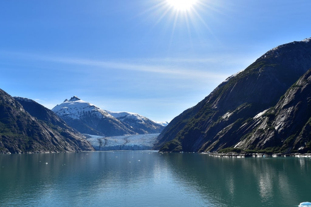 Scenic landscape of Endicott Arm