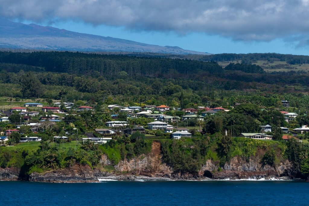 Scenic landscape of Kailua, Hawaii 