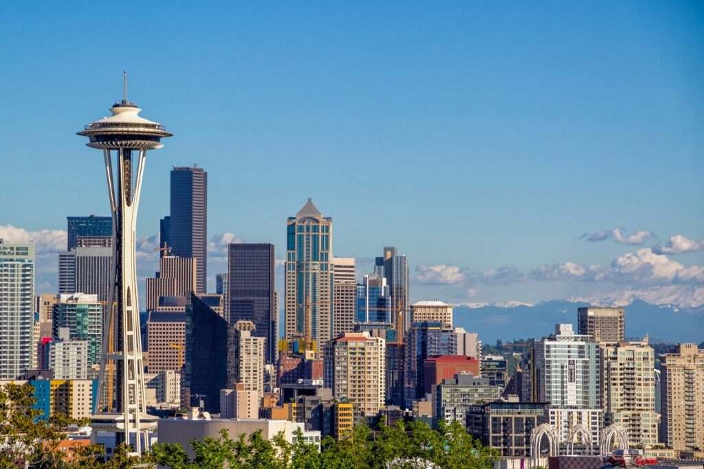 Beautiful skyline of Seattle
