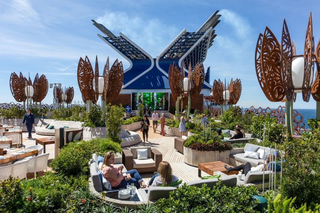 Celebrity Edge rooftop garden