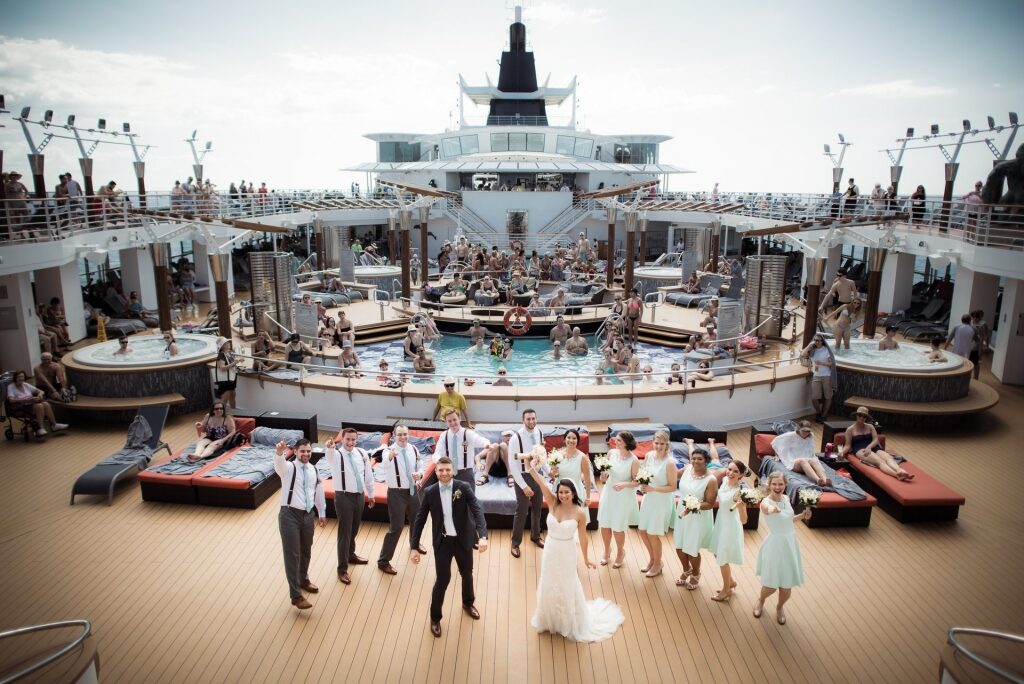 Wedding on deck of Celebrity