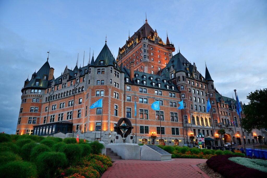 haunted places to visit in Canada - Chateau Frontenac