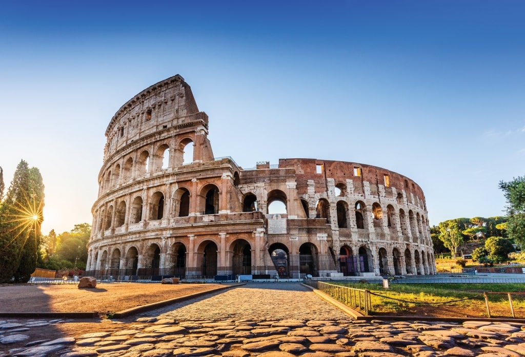 Historic Colosseum in Rome