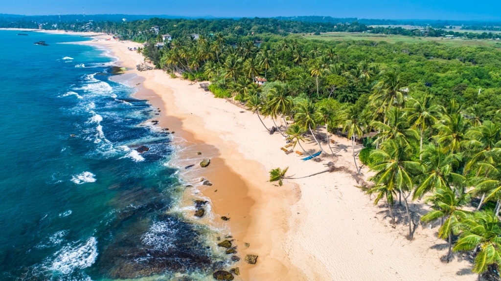 Beach in Hambantota, Sri Lanka