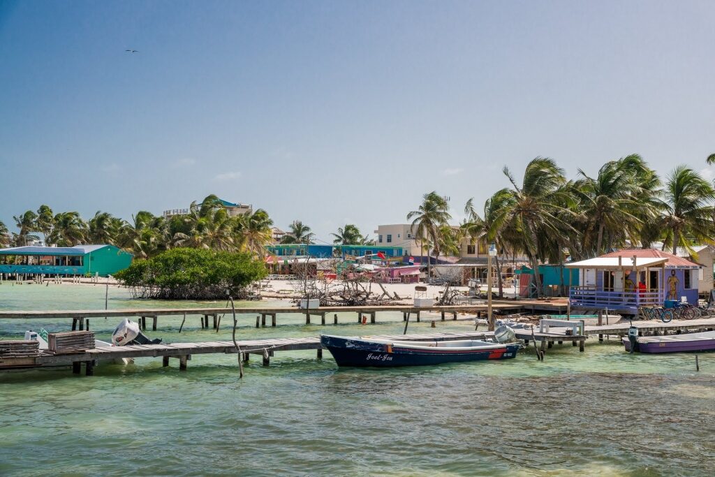 Shoreline of Caye Caulker, Belize
