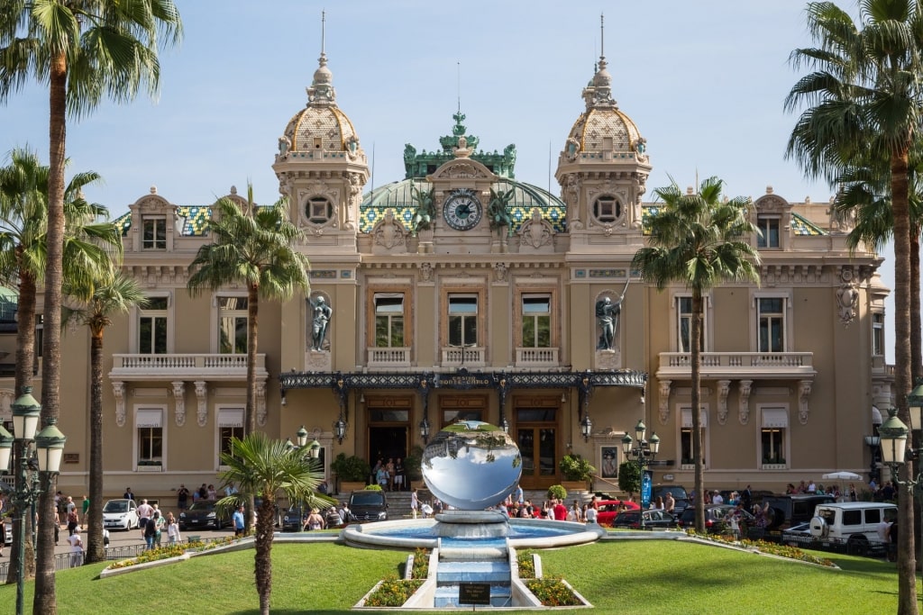 Facade of Monte Carlo Casino, Monaco