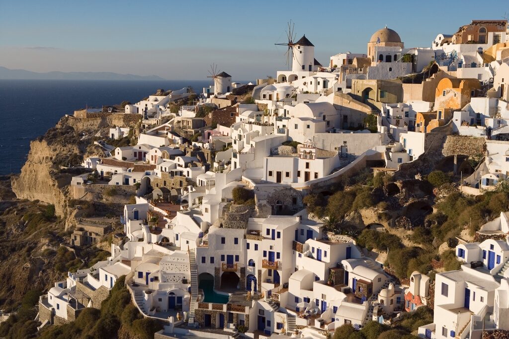 Best places to visit in the Mediterranean include Santorini, Greece
