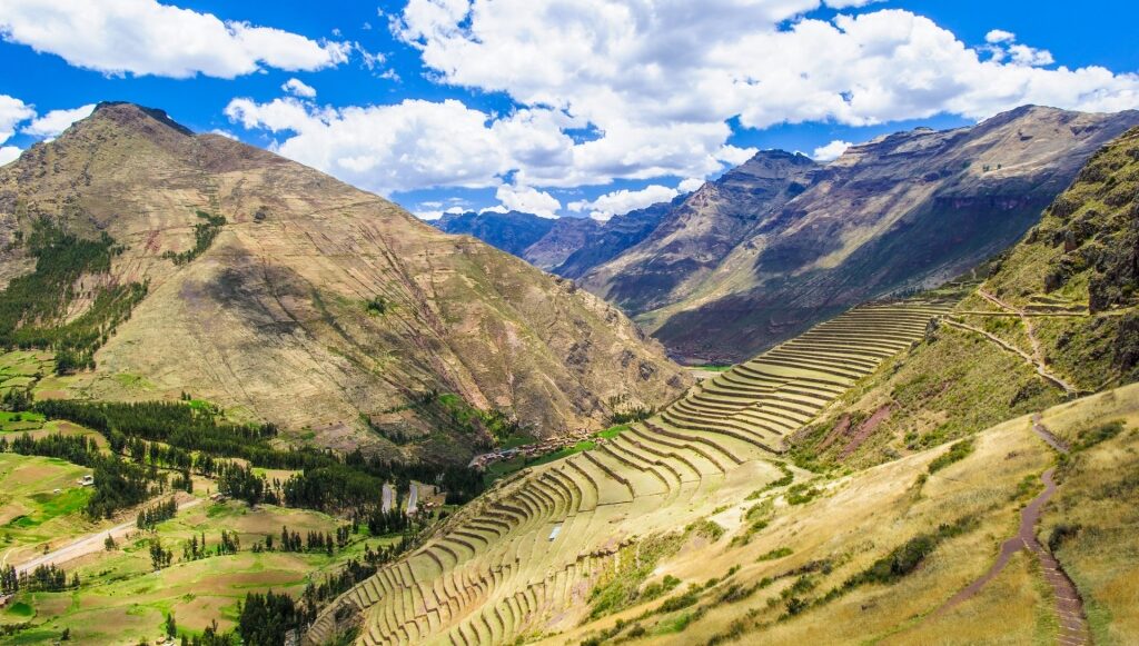Scenic landscape of Sacred Valley, Peru