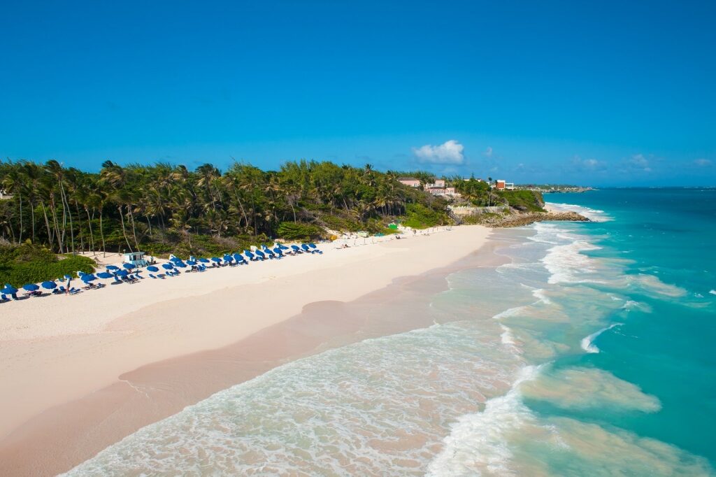 Crane Beach, Barbados, one of the best beaches in the Caribbean